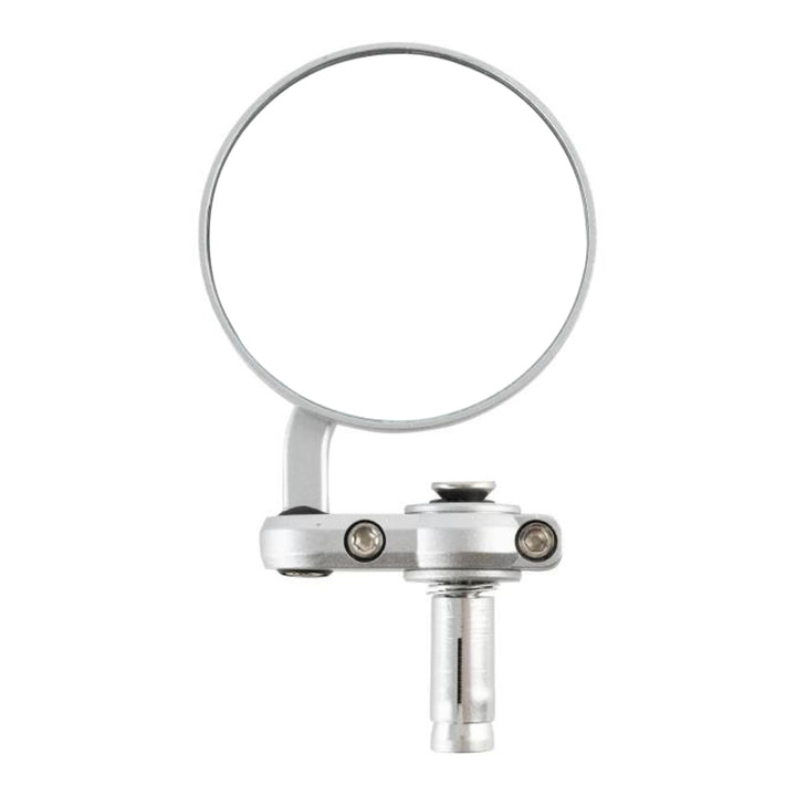 Oxford Bar End Mirrors - Silver (Pair)