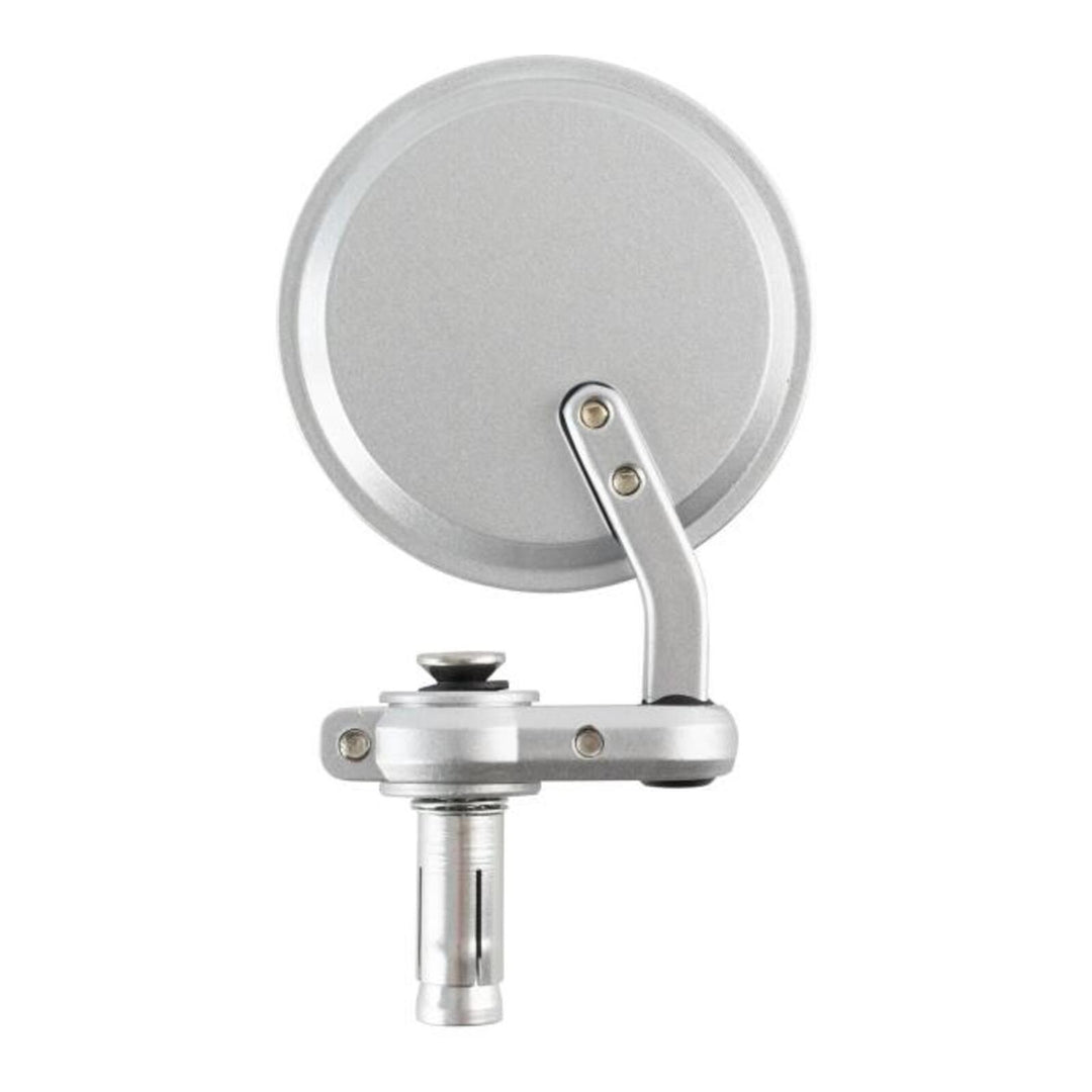 Oxford Bar End Mirrors - Silver (Pair)