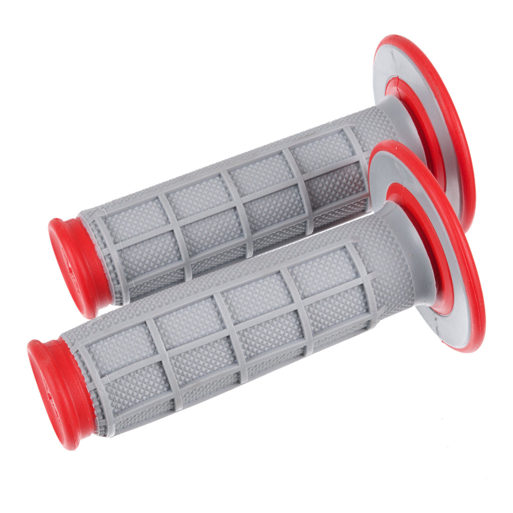 Renthal DL MX Dual Handlebar Grips Diamond / Waffle - Red – Bits4Bikes