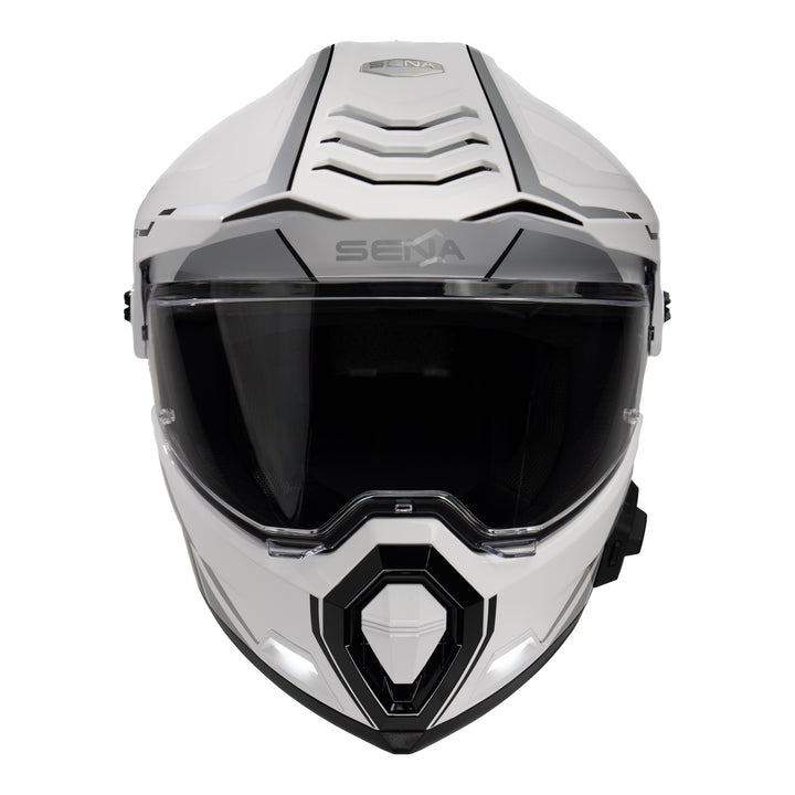 Sena Outlander Smart ADV Dual-Sport Helmet - Gloss White