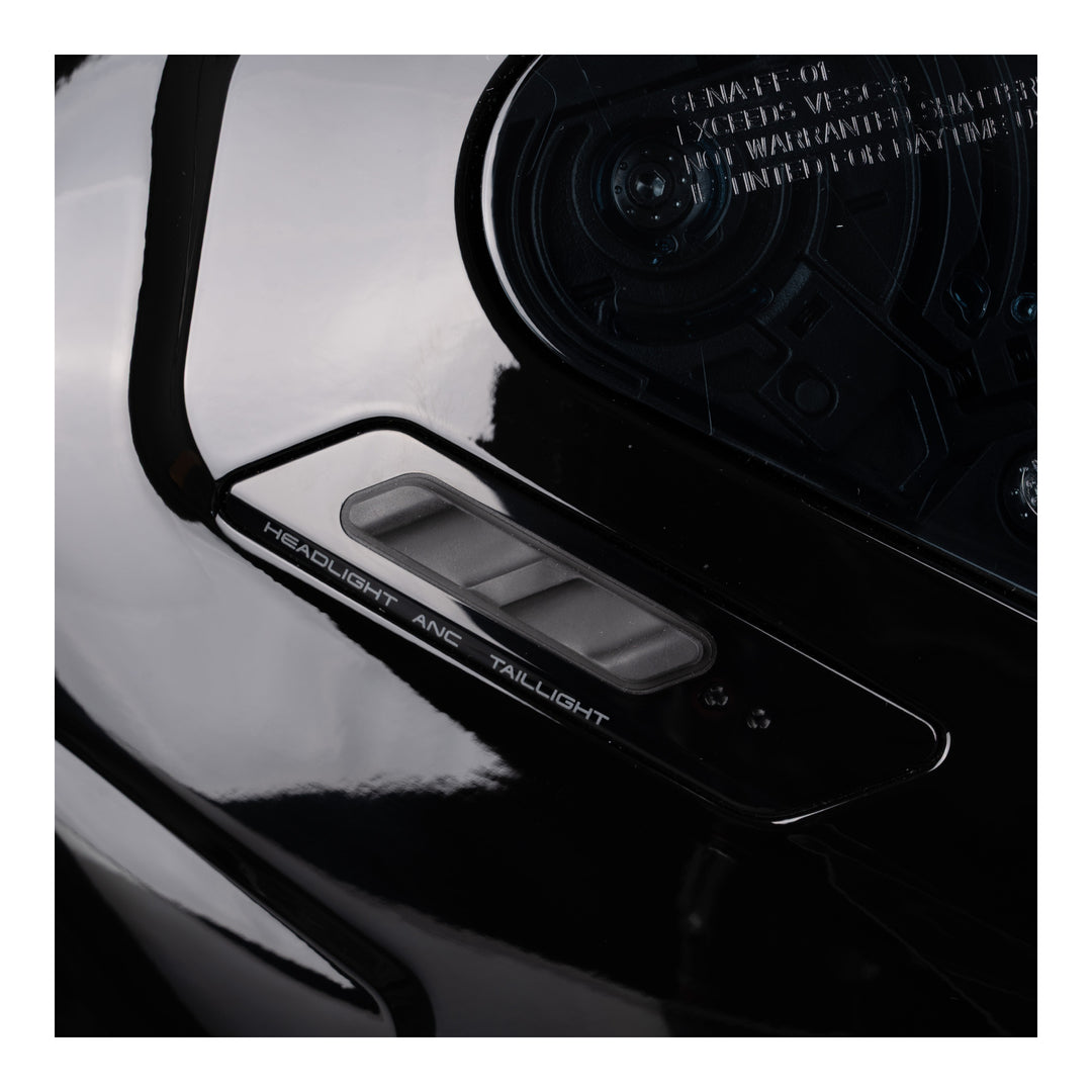 Sena Phantom ANC Smart Helmet with Mesh Comms - Gloss Black