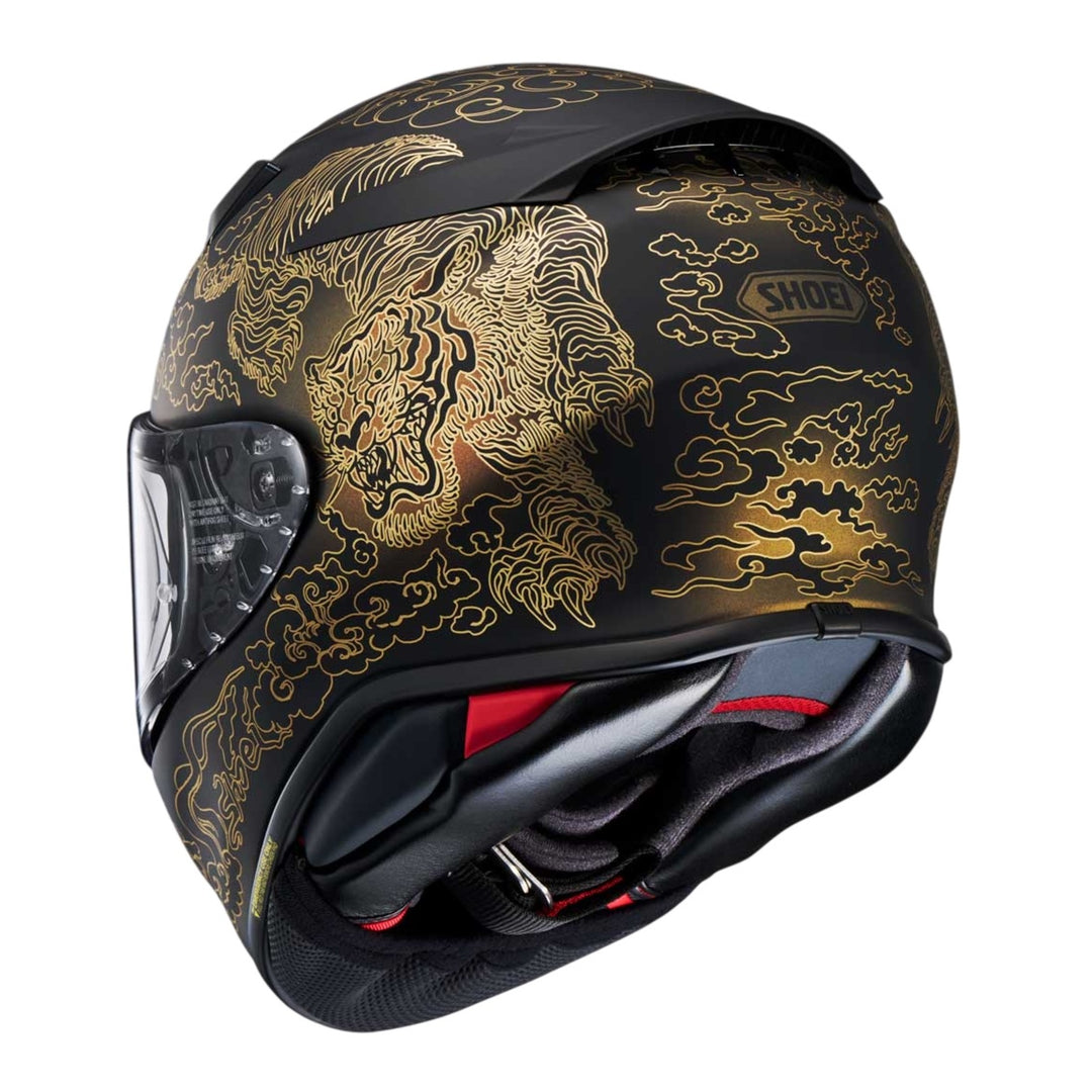 Shoei NXR2 Helmet Fearless - Black / Gold TC5
