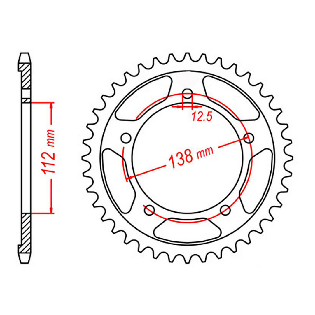 Sprocket Kit Honda CBR600 '97/'98 - 525XRE 15/43