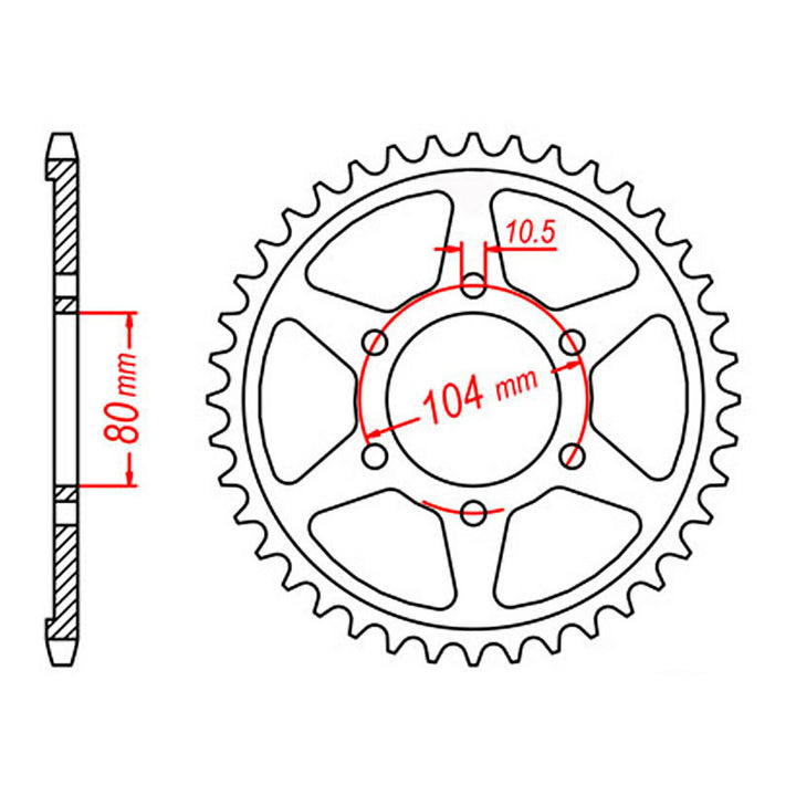 Sprocket Kit Kawasaki ZX9R '94-'97 (economy) - 530XRE 16/44