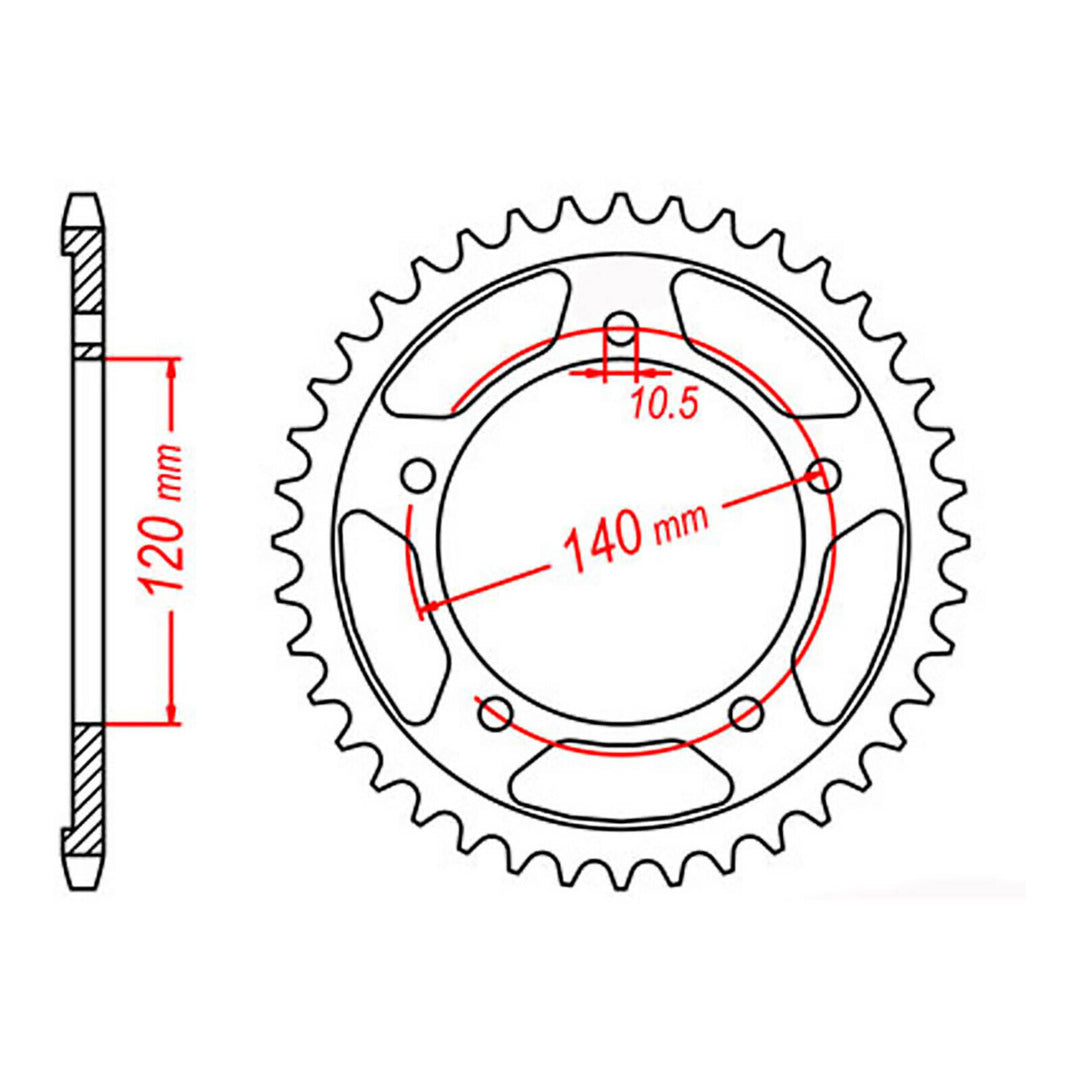 Sprocket Kit Suzuki GSF1200 '06 Economy - 530XRE 15/45