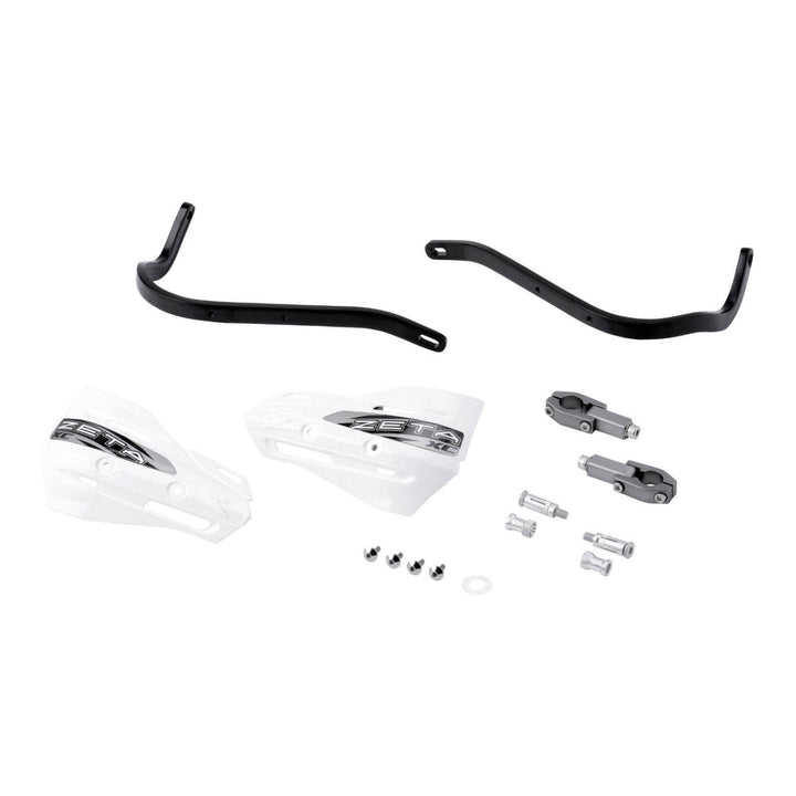 Zeta Armor Handguard XC Kit for 22.2mm Bar - Black / White