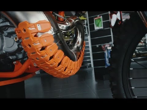 Polisport Armadillo Exhaust Guard - Orange