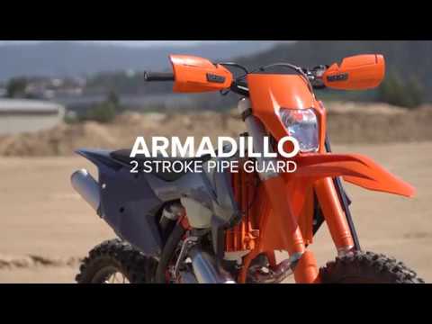 Polisport Armadillo Exhaust Guard - Orange