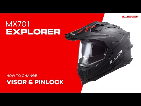 LS2 MX701 Explorer Alter Helmet - Matte Black / Orange