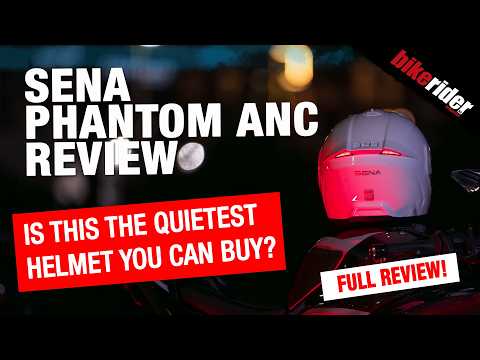 Sena Phantom ANC Smart Helmet with Mesh Comms - Gloss Black